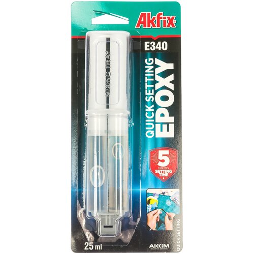 Универсальный эпоксидный клей Akfix E340 25 мл EA012 15824727