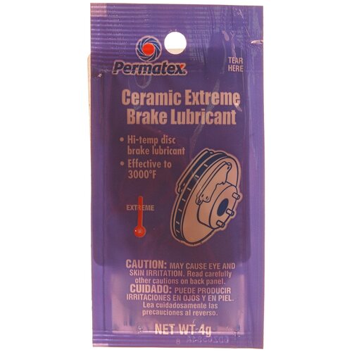 Смазка тормозных суппортов и цилиндров PERMATEX керамическая 4г