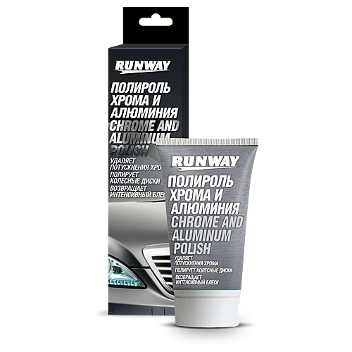 RUNWAY полироль хрома и алюминия RUNWAY 50мл