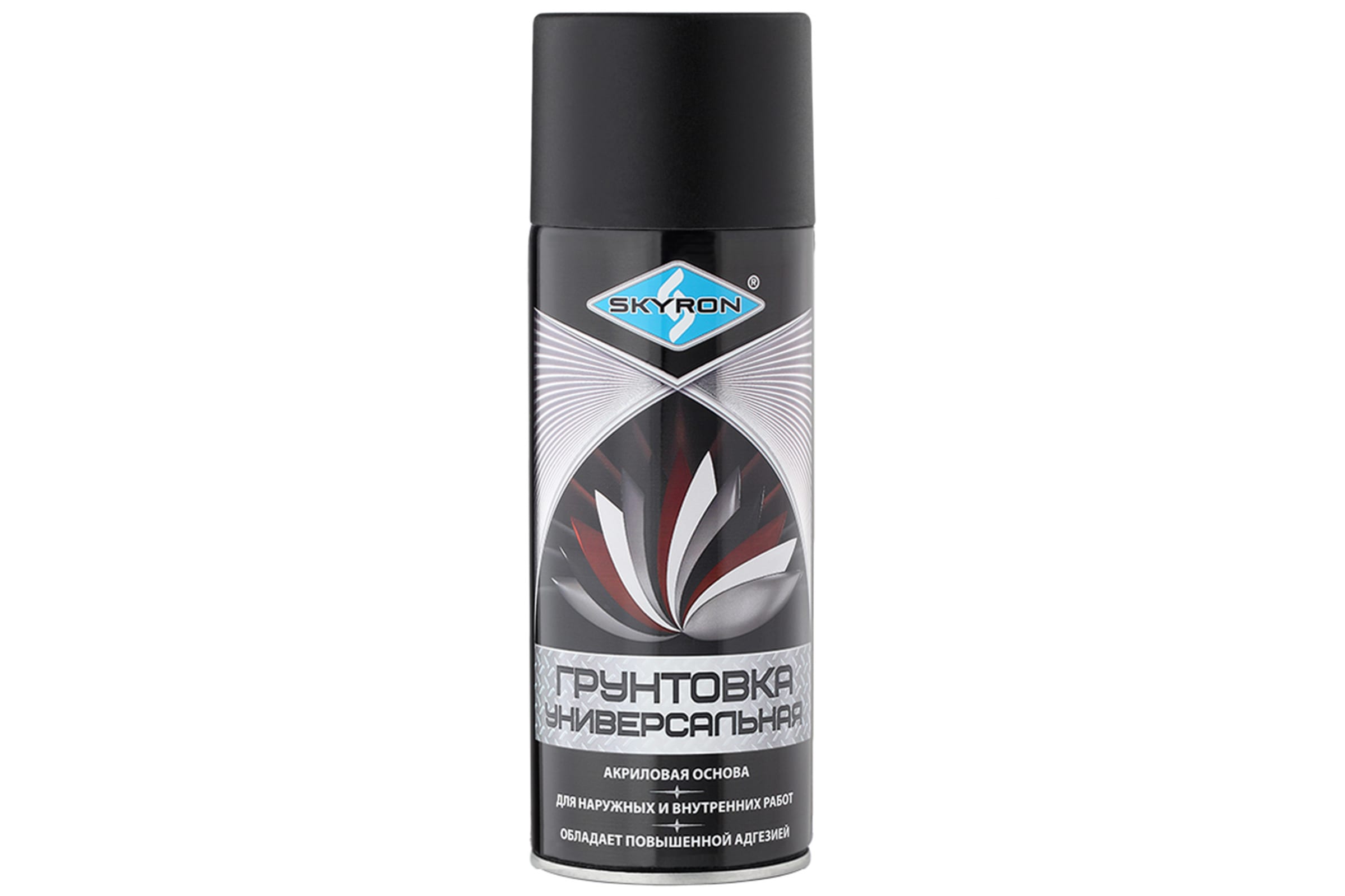 Грунтовка универсальная акриловая SKYRON, черная, 520 мл.