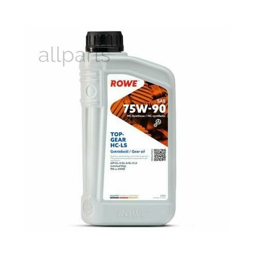 ROWE 25004-0010-99 Масло трансмиссионное 75W90 ROWE 1л НС-синтетика HIGHTEC TOPGEAR HC-LS GL-4/5