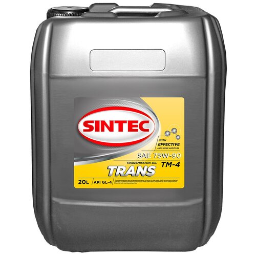 Масло трансмиссионное Sintec ТМ-4 75/90 Gl-4, 20 л 9653583 .