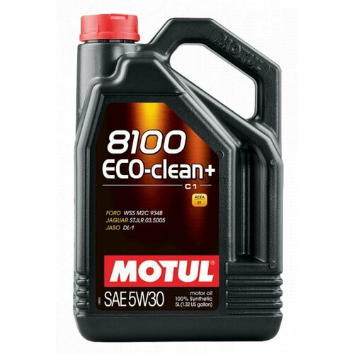 MOTUL 101584 MOTUL 5W30 (5L) 8100 ECO-CLEAN+ масло моторное\ AC