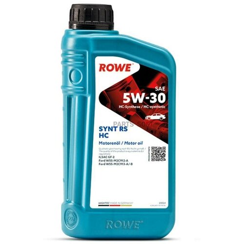 ROWE 20024001099 масло моторное HIGHTEC SYNT RS SAE 5W-30 HC 1 Л