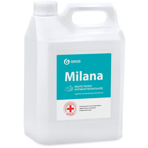 Жидкое мыло GRASS Milana, для пенных дозаторов, антибактериальное, 5 л