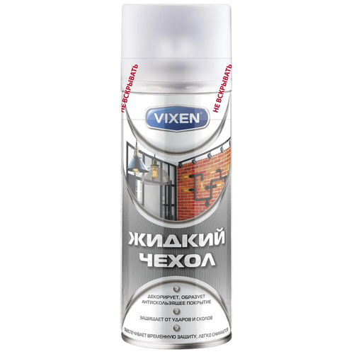 Vixen Жидкий чехол, прозрачный глянцевый, аэрозоль 12х520 мл. VX-90101 LM