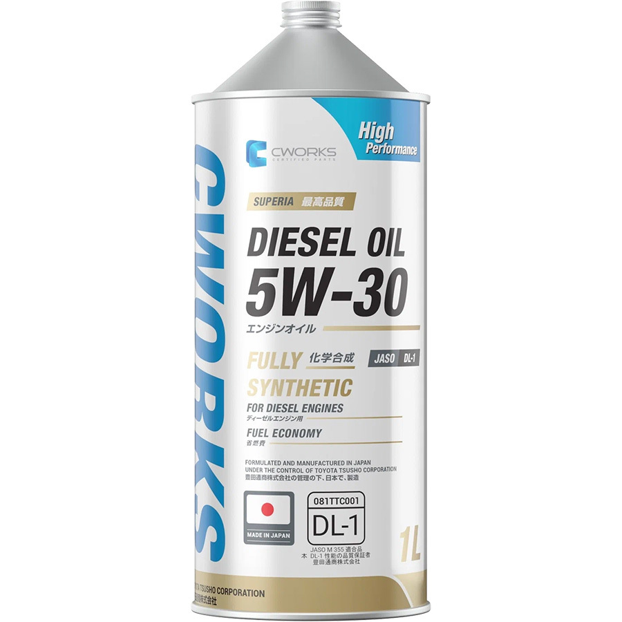 Масло моторное Cworks Superia Diesel Oil 5W-30 1л
