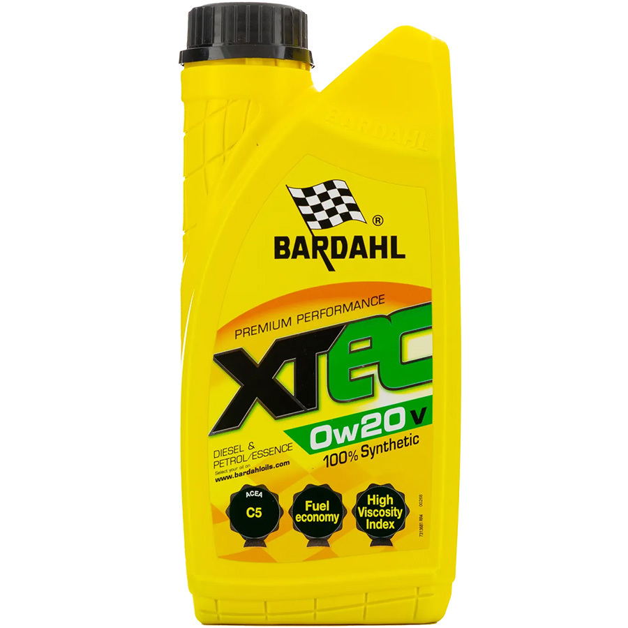 Моторное масло BARDAHL XTEC V 0W-20, 1 л