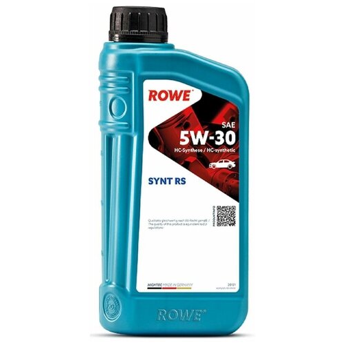 Моторное масло ROWE Hightec Synt RS D1, 5W-30, 1л, синтетическое [20212-0010-99]