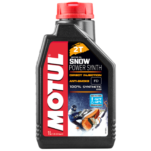Моторное масло для снегоходов MOTUL SnowPower Synt 2T, 1 л