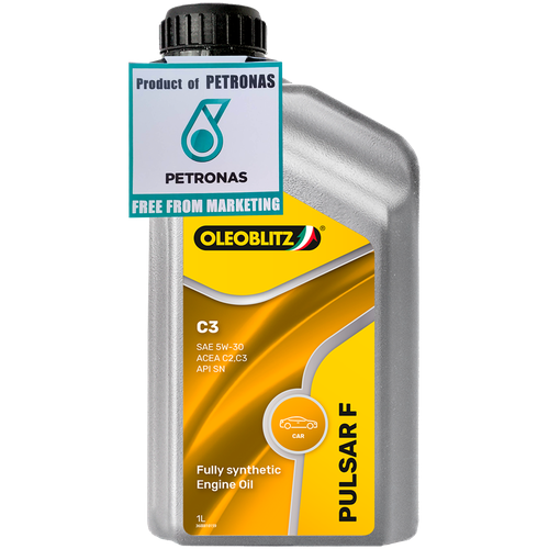 70658EL8EU Моторное масло PETRONAS OLEOBLITZ PULSAR F C3 5W-30. Синт. масло. ACEA C2, C3, API SN, MB 229,51/229,52,20/1 л
