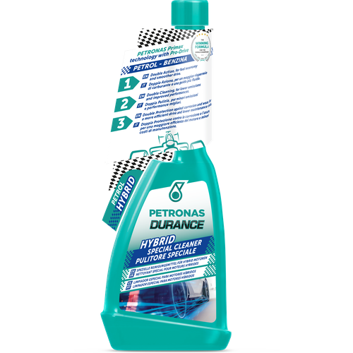 9274 PETRONAS DURANCE HYBRID ADDITIVE Очиститель всей топливно-бензиновой системы гибридных и двухтопливных автомобилей. Рекомендовано FORMULA 1 250 мл
