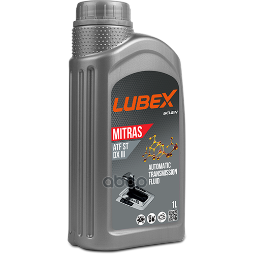 Lubex Mitras Atf St Dx Iii (1L)_Масло Трансм. Для Акпп! Синтdexron Iii G/Iii H/Iii F/Iii E/Iii D, Zf LUBEX арт. L02008761201