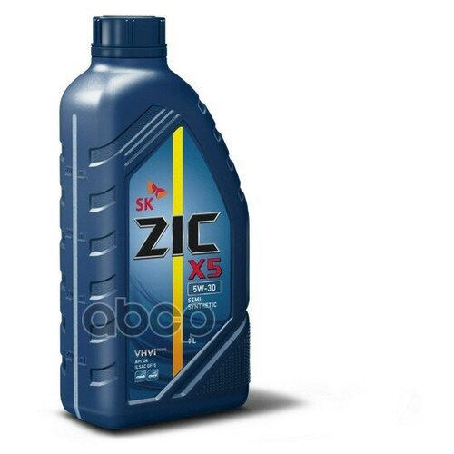 Zic Масло Моторное 5W30 Zic X5 1Л Полусинтетика Gm Dexos 1 Gf-5