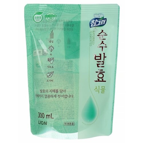 Средство для мытья посуды, овощей и фруктов 300 мл, CHAMGREEN горные травы, Lion, 8806325618997