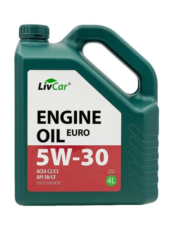 Моторное масло LivCar ENGINE OIL EURO 5W30 4л