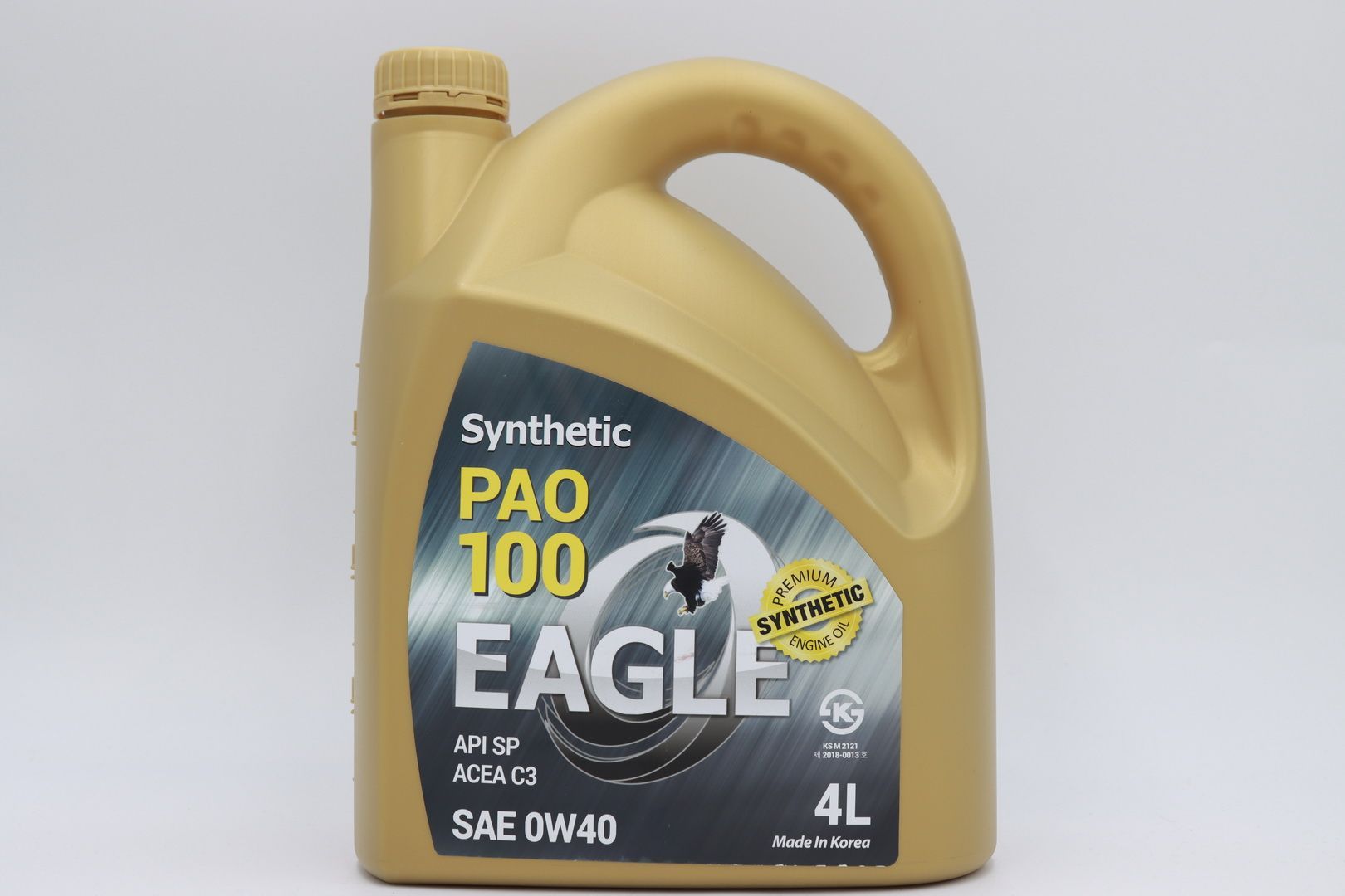 Моторное масло EAGLE PAO-100 SYNTHETIC 0W40 API SP 4L