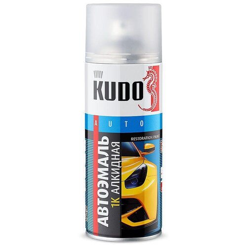 Автоэмаль Kudo Auto Restoration Paint 1K алкидная 520 мл синяя KU 42101