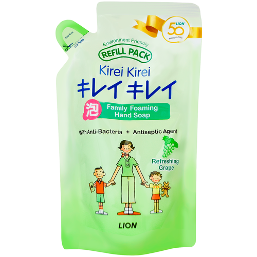 LION Пенка Kirei Kirei Зеленый виноград, 200 мл, 222 г