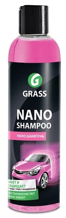Автошампунь для бесконтактной мойки Grass Nano Shampoo 1 л концентрат, 1561852