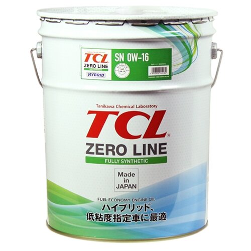 TCL Z0040016 Масло моторное TCL Zero Line Fully Synth, Fuel Economy, SN, 0W16, 4л