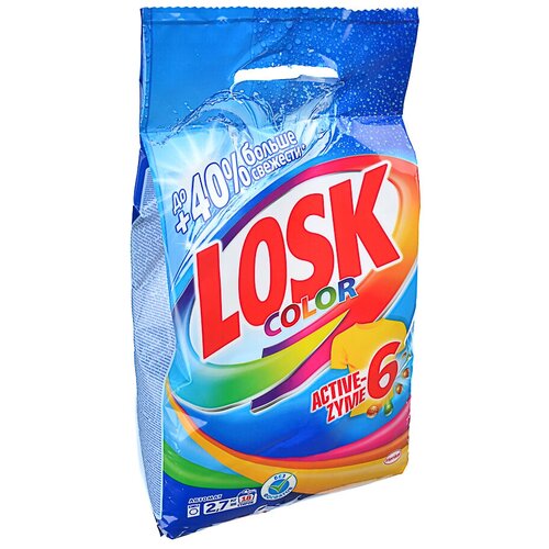 Порошок для машинной стирки Losk "Color", 2,7кг