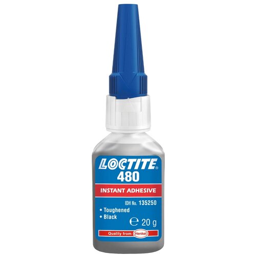 Loctite 480 20гр (упрочнённый, термо/вибростойкий, черный)