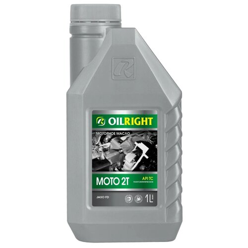 Масло моторное полусинтетическое Oilright Мото 2T API TС, 1 л 9568572 .