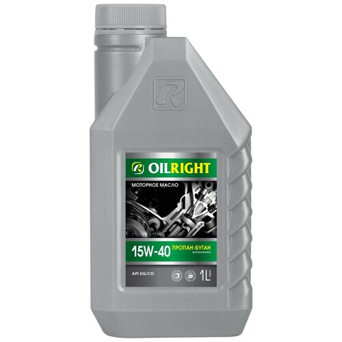 Минеральное моторное масло OILRIGHT Пропан-Бутан 15W-40, 1 л