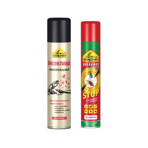 Набор универсальных инсектицидов Сибиар Варан А и Форте, 2 шт