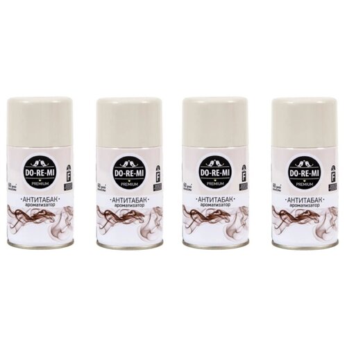 Освежитель воздуха Антитабак Do-re-mi Premium 250 мл - 4 штуки