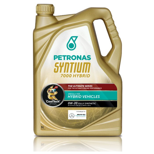 Синтетическое моторное масло Petronas Syntium 7000 Hybrid 0W-20, 5 л