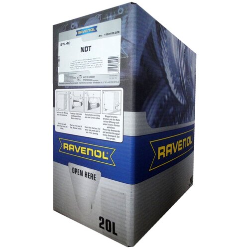 Моторное масло RAVENOL 5W-40 Синтетическое 20 л