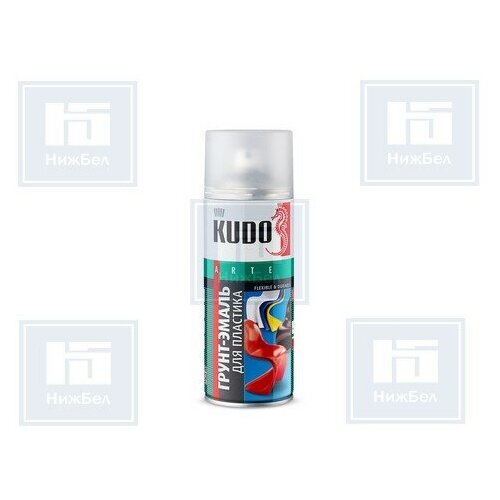 KUDO Краска-спрей для пластика графит (520мл) (KUDO)