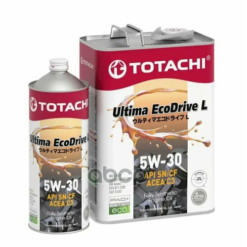 Масло Моторное Totachi Ultima Ecodrive L Fully Synthetic Sn/Cf 5W-30 Акция 4+1 TOTACHI арт. 12105