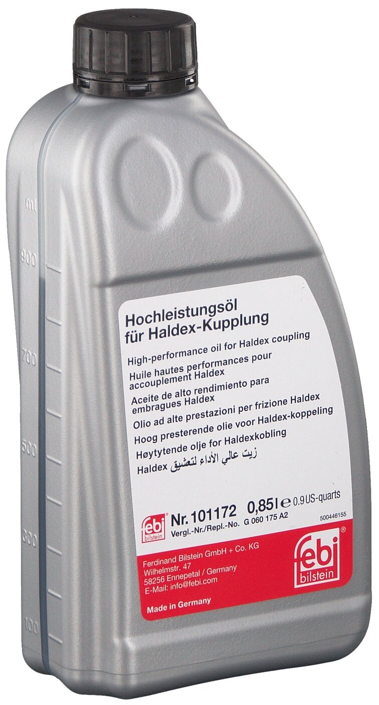 FEBI 101172 Масло для муфты «HALDEX» (0.85 л.) 1шт