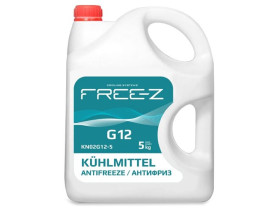 FREE-Z KN02G125 FREE-Z Антифриз готовый G12 красный (5кг / 4,2л)