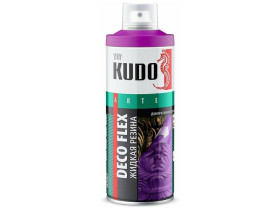 Жидкая резина KUDO Deco flex, пурпурная, 520 мл