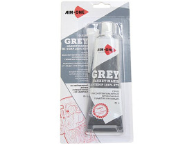 Герметик Aim-One прокладок силиконовый серый 85г