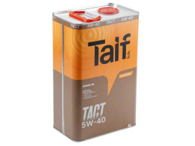 TAIF TACT 5W-40 4 л Синтетическое моторное масло