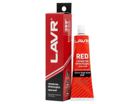 LAVR Герметик-прокладка силиконовый красный (85г) (LAVR)
