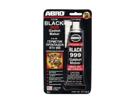Герметик прокладок 999 силиконовый ABRO 85 г черный