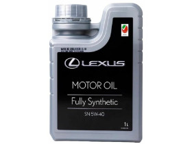Масло моторное синтетическое Lexus Oil SN 5W40 24л (24 канистры по 1л)