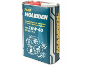 Моторное масло MANNOL MOLIBDEN 10W-40 полусинтетическое 1 л 1120M
