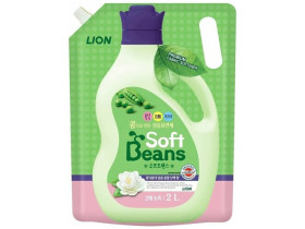 Кондиционер для белья Lion Soft Beans с экстрактом зеленого гороха 2л х 2шт