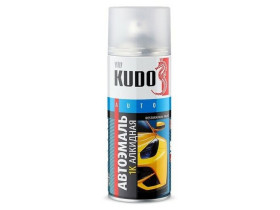 Эмаль KUDO 201 белая, 520 мл, аэрозоль KU-4007
