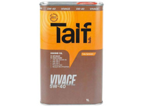 Моторное масло Taif Lub Taif Vivace синтетическое, 5W-40, 1 л 211025 .