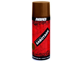 Краска-спрей Sabotage 29 армейский коричневый Abro, 378 г 6963943 .