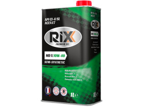 RIXX Полусинтетическое Моторное Масло Rixx Md X 10w-40 Api Ci-4/Sl Acea E7 1л