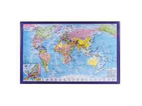 Calligrata Покрытие настольное 38 × 59 см, Calligrata, "Карта мира"